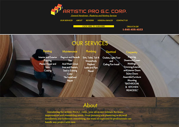 Artistic Pro home improvement case study