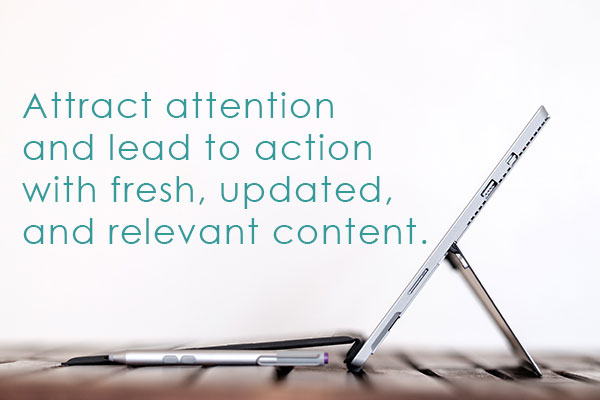 Website content management