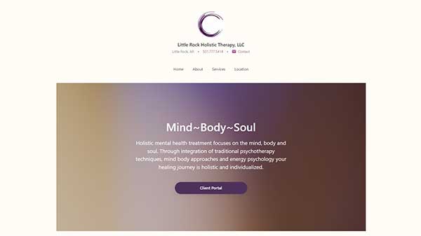 Little Rock Holistic Therapy case study