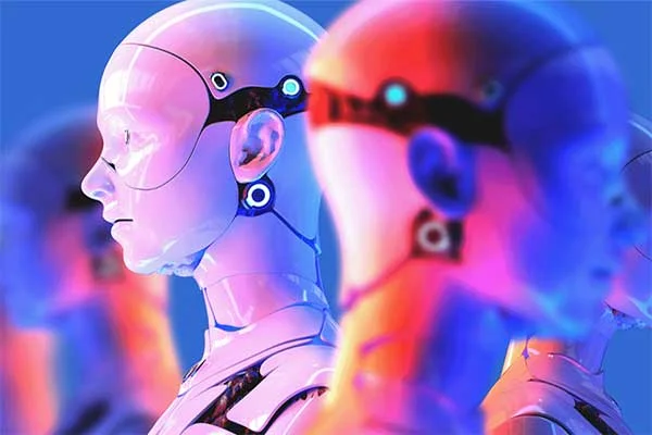 A robot attempting to write content — illustrating why AI text needs a human editor