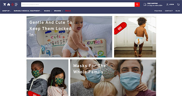 Shop Home Med website case study