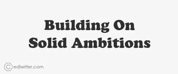 Business slogan for a construction company