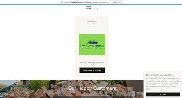 Zippys Junk Removal case study